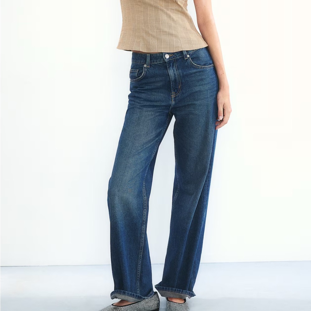 BLEECKER HIGH RISE WIDE LEG JEANS